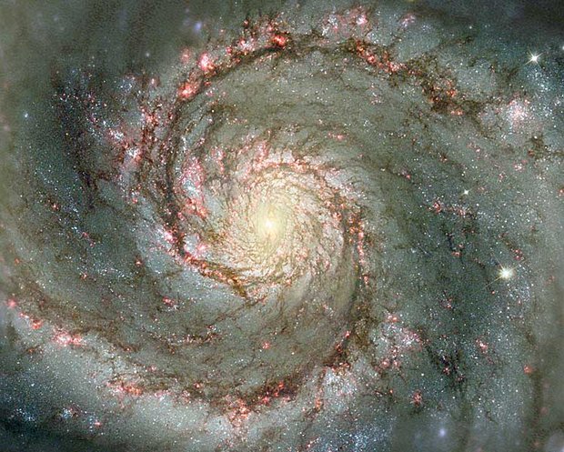 вспышка сверхновой в галактике Водоворот (Мессье 51)